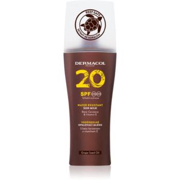 Dermacol Sun Water Resistant vízálló napozótej spray -ben SPF 20 200 ml kép