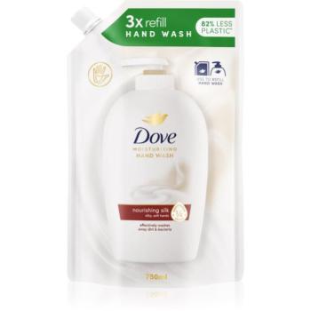 Dove Moisturizing Hand Wash Nourishing Silk folyékony szappan utántöltő 750 ml kép