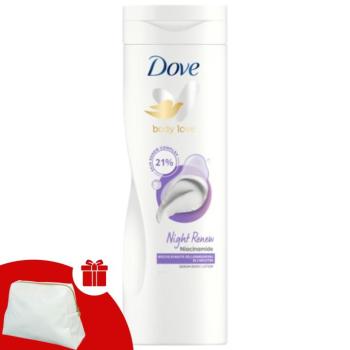 Dove Night Renew Testápoló 400ml + Ajándék Dove Neszesszer