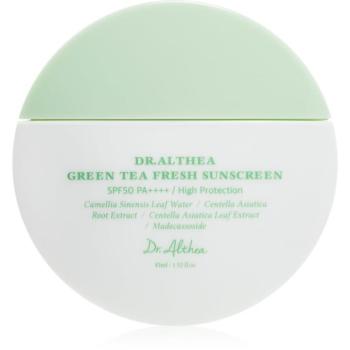 Dr. Althea Green Tea Fresh Sunscreen napozókrém arcra nyugtató hatással SPF 50+ 45 ml kép