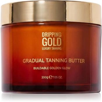 Dripping Gold Gradual Tanning Butter testvaj önbarnító hatással 200 g kép