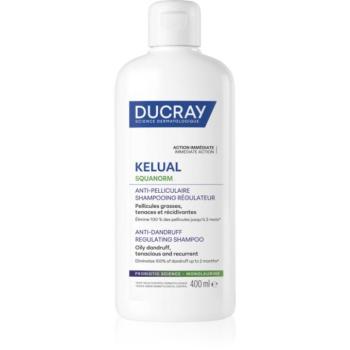 Ducray Kelual Squanorm Regulating Treatment Shampoo Oily Dandruff sampon zsíros korpa ellen 400 ml kép