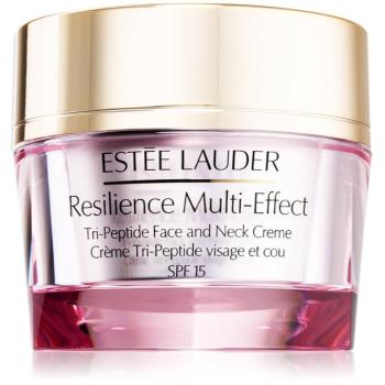 Estée Lauder Resilience Multi-Effect Tri-Peptide Face and Neck Creme SPF 15 intenzíven tápláló krém normál és kombinált bőrre SPF 15 50 ml kép