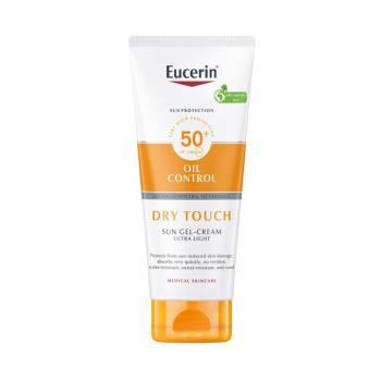 EUCERIN Sun Oil Control Dry Touch napozó gél-krém testre SPF50+ (200ml) kép