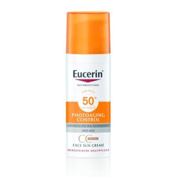 EUCERIN Sun Photoaging Control színezett napozó krém arcra FF50+ medium (50ml) kép