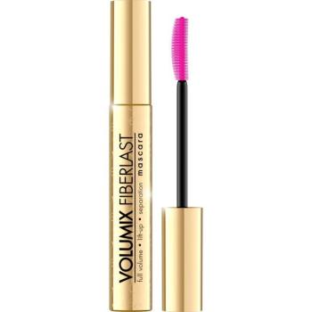 Eveline Cosmetics Volumix Fiberlast Gold tömegnövelő és szempilla-elválasztó szempillaspirál 10 ml kép