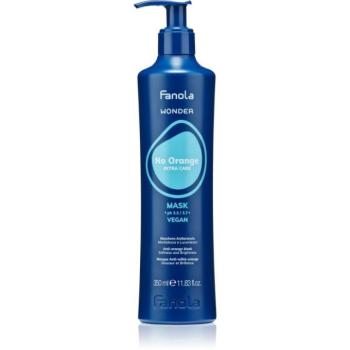 Fanola Wonder No Orange Mask maszk semlegesíti a narancssárgás árnyalatokat 350 ml kép