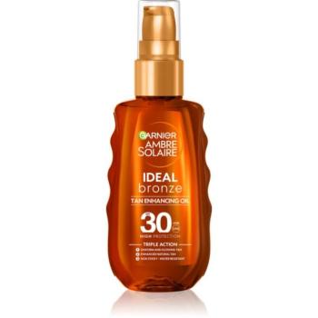 Garnier Ambre Solaire Ideal Bronze ápoló- és napvédő olaj SPF 30 150 ml kép