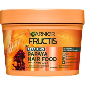 Garnier Fructis Papaya Hair Food hajpakolás töredezett, károsult hajra 400 ml kép