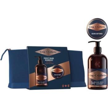 Gillette King C. Perfect Beard Regimen Kit ajándékszett uraknak kép