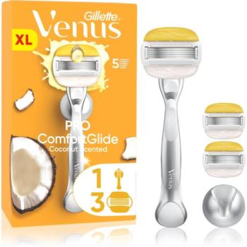 Gillette Venus PRO ComfortGlide Coconut női borotva tartóval a zuhanyozáshoz + cserepenge 3 db kép