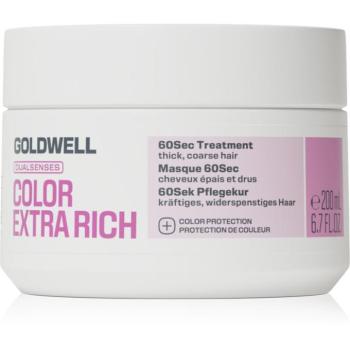 Goldwell Dualsenses Color Extra Rich 60Sec Treatment regeneráló ápolás a tündöklő hajszínért 200 ml kép