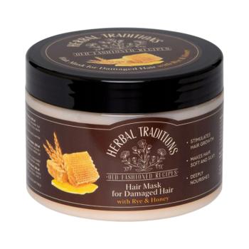 Hajmaszk sérült hajra rozzsal és mézzel – 300 ml – Herbal Traditions kép