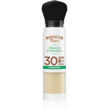 Hawaiian Tropic Mineral Protection Powder Brush vízálló és védő napozó púder SPF 30 4.25 g kép