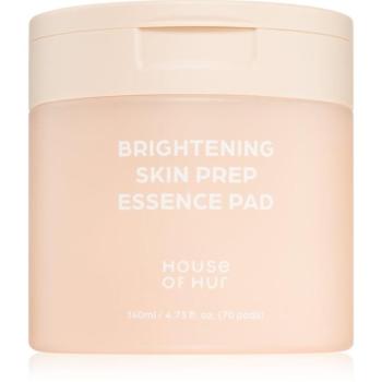 House of Hur Brightening Skin Prep Essence Pad tonizáló párnák egységesíti a bőrszín tónusait 140 ml kép