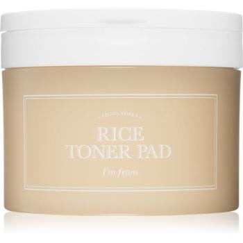 I'm from Rice Toner Pad tonizáló párnák az élénk és kisimított arcbőrért 60 db kép