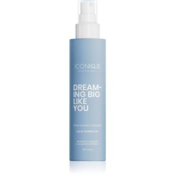ICONIQUE Professional DREAMING BIG LIKE YOU Volume & Thickness leöblítést nem igénylő spray dúsabb hatásért gyenge hajra 150 ml kép
