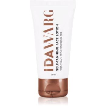 IDA WARG Beauty Self-Tanning Face Lotion önbarnító tej az arcra parfümmentes 50 ml kép