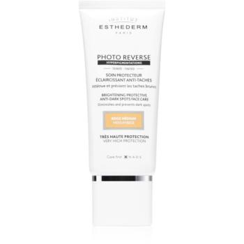 Institut Esthederm Photo Reverse Protective Anti-Dark Spots Tinted Face Care védő és tonizáló krém a pigmentfoltok ellen magas UV védelemmel árnyalat kép