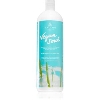 Kallos Vegan Soul Volumizing sampon a dús hajért vékony szálú, hullásra hajlamos hajra 1000 ml kép