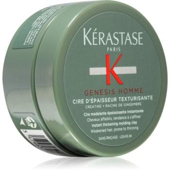 Kérastase Genesis Homme Cire D'Épaisseur Texturisante styling modellező paszta vékony szálú, hullásra hajlamos hajra uraknak 75 ml kép