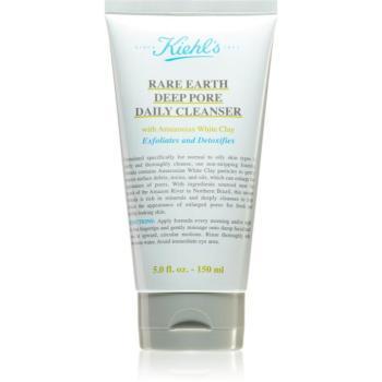 Kiehl's Rare Earth Deep Pore Daily Cleanser detoxikáló tisztító krém a pórusok összehúzására 150 ml kép