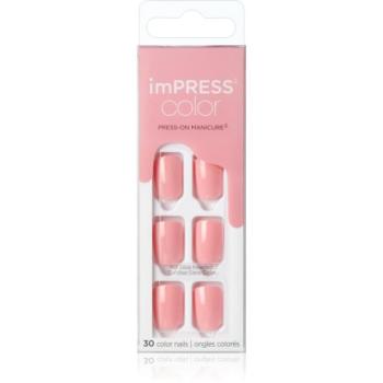 KISS imPRESS Color Short műköröm Pretty Pink 30 db kép