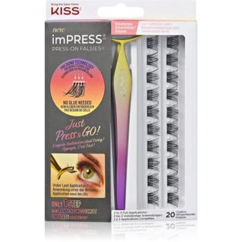 KISS imPRESS Press-on Falsies csomós műszempilla 20 db kép
