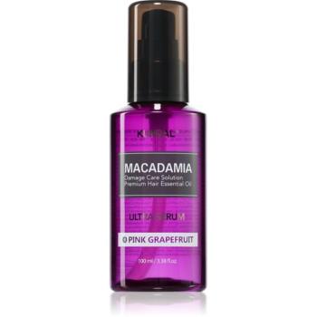 KUNDAL Macadamia Ultra Serum Pink Grapefruit regeneráló olaj szérum a károsult hajra 100 ml kép