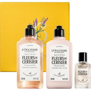 L’Occitane Fleurs de Cerisier Body Set ajándékszett hölgyeknek kép