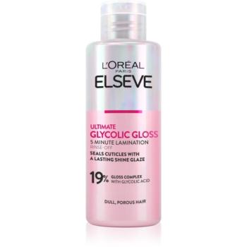 L’Oréal Paris Elseve Glycolic Gloss haj maszk a sérült haj kisimítására és helyreállítására 200 ml kép