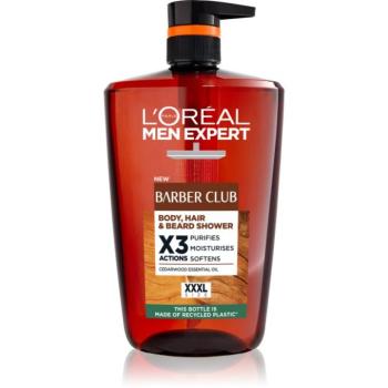 L’Oréal Paris Men Expert Barber Club fürdőgél férfiaknak hajra, szakállra és testre 1000 ml kép