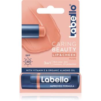 Labello Caring Beauty tonizáló ajakbalzsam árnyalat Nude 4,8 ml kép