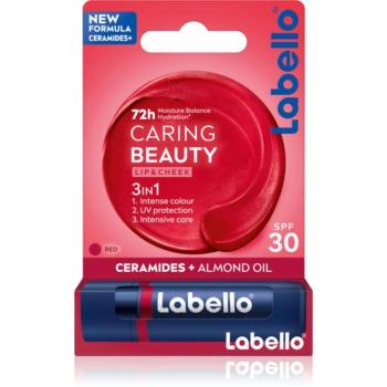 Labello Caring Beauty tonizáló ajakbalzsam árnyalat Red 4.8 g kép