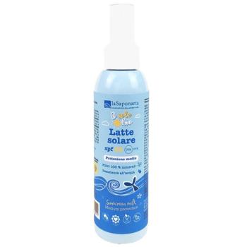 laSaponaria Latte Solare, napozókrém SPF 20, BIO, 125 ml kép