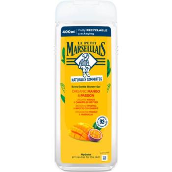 Le Petit Marseillais Mango BIO & Passion Fruit gyengéd tusfürdő gél 400 ml kép