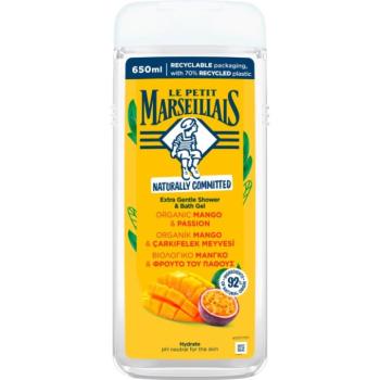 Le Petit Marseillais Mango BIO & Passion Fruit gyengéd tusfürdő gél 650 ml kép