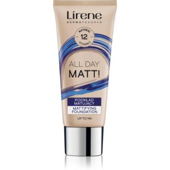 Lirene ALL DAY MATT! mattító folyékony alapozó a hosszan tartó hatásért 30 ml kép