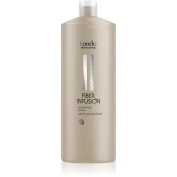 Londa Professional Fiber Infusion Shampoo finom állagú sampon a sérült és festett hajra 1000 ml kép