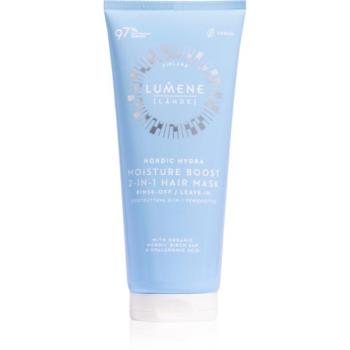 Lumene Nordic Hydra [LÄHDE] Moisture Boost hidratáló maszk hajra 2 az 1-ben 200 ml kép