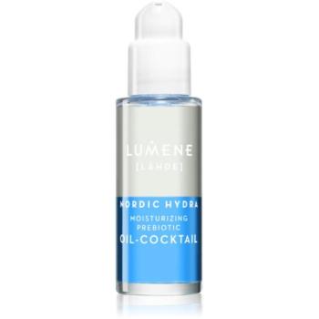 Lumene Nordic Hydra [LÄHDE] Moisturizing Prebiotic Oil-Cocktail kétfázisú szérum a dehidratált száraz bőrre 30 ml kép