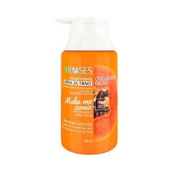 MAKE ME ICONIC COLLAGEN+ hidratáló, bőrsimító testkrém papaya illattal 300 ml - NATURE OF AGIVA kép