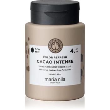 Maria Nila Colour Refresh Cacao Intense gyengéd tápláló maszk tartós színes pigmentekkel 4 – 10 alkalommal mosásálló 4.10 100 ml kép