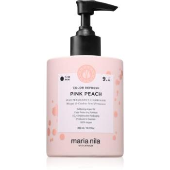 Maria Nila Colour Refresh gyengéd tápláló maszk tartós színes pigmentekkel árnyalat Pink Peach 9.46 300 ml kép