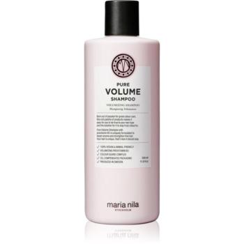 Maria Nila Pure Volume tömegnövelő sampon a selymes hajért szulfátmentes 350 ml kép