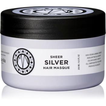 Maria Nila Sheer Silver Masque hidratáló és tápláló maszk szőke hajra 250 ml kép