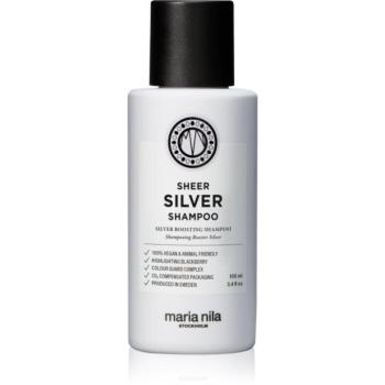 Maria Nila Sheer Silver Shampoo sampon a sárga tónusok neutralizálására 100 ml kép
