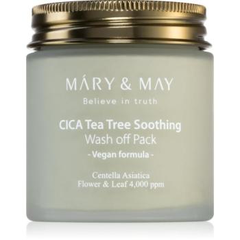 Mary&May Cica Tea Tree Soothing tisztító maszk agyaggal az arcbőr megnyugtatására 125 g kép