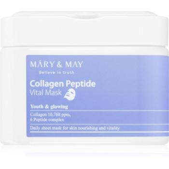 Mary&May Collagen Peptide Vital Mask fátyolmaszk szett ránctalanító hatással 30 db kép