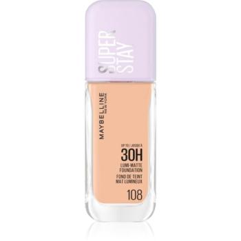 MAYBELLINE NEW YORK SuperStay Lumi-Matte könnyű alapozó a hosszan tartó hatásért árnyalat 108 35 ml kép